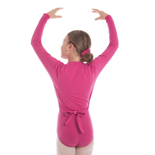 Centre Stage Mulberry Crossover Cardigan