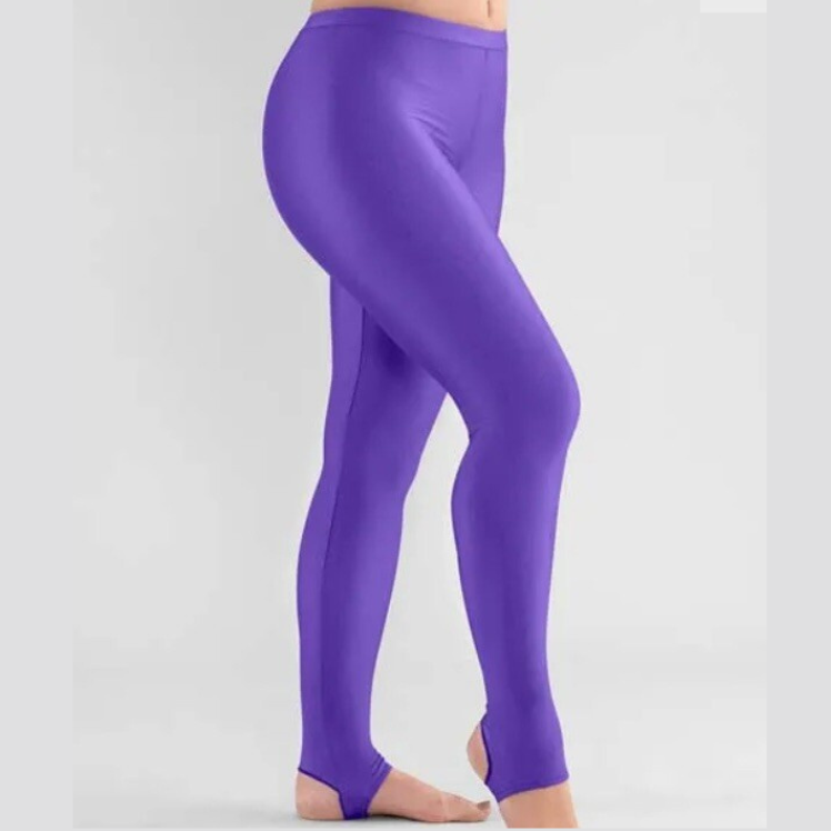 Hollywood Purple Stirrup Tights
