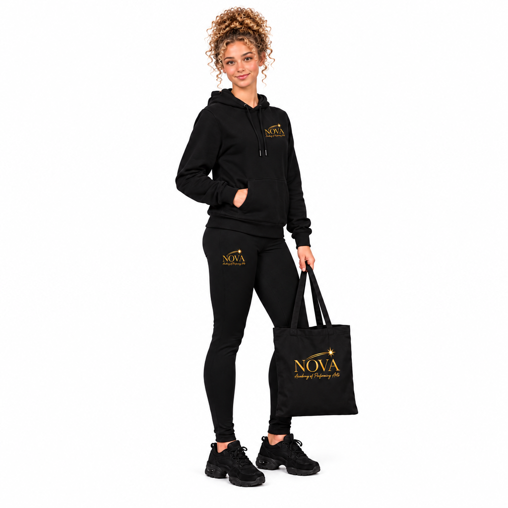 girl holding a nova bag