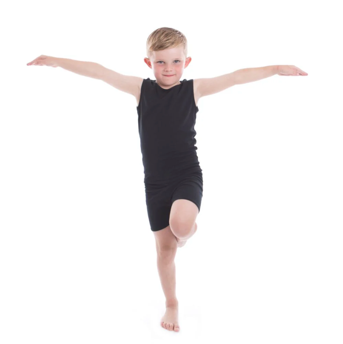 Centre Stage Boys Acro Black Shorts & Vest Top