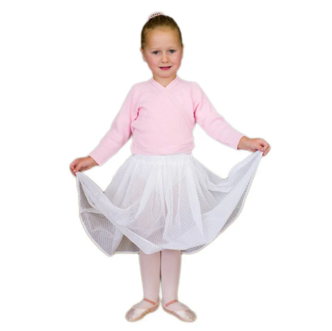 White RAD Regulation Embroidered Skirt