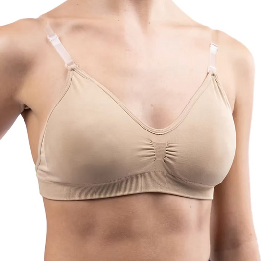Clear Strap Dance Bra