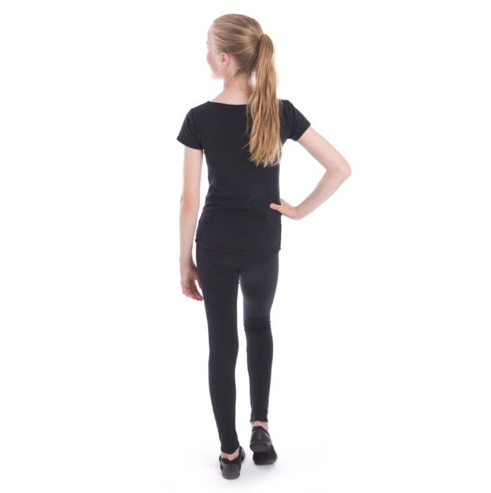 Centre Stage Girls Cap Sleeve Fitted Top