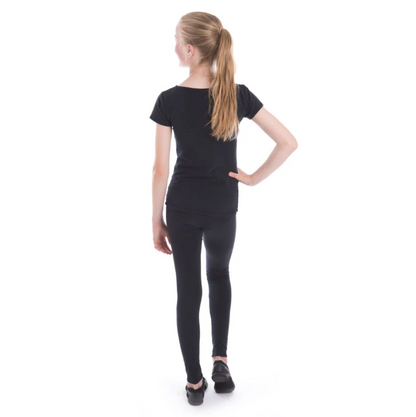 Centre Stage Girls Cap Sleeve Fitted Top