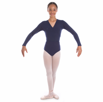 Centre Stage Navy Crossover Cardigan