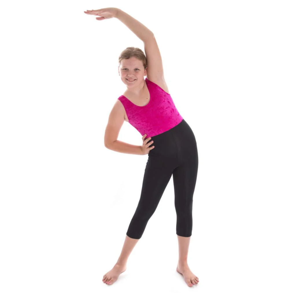 Centre Stage Cerise & Black Acro Unitard