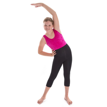 Centre Stage Cerise & Black Acro Unitard