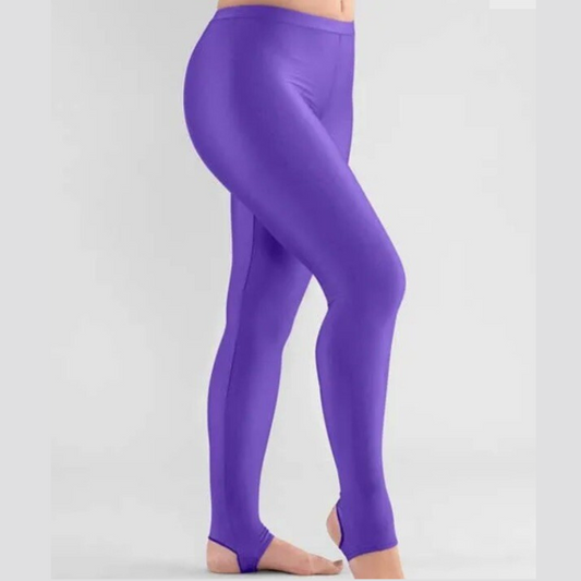 Hollywood Purple Stirrup Tights