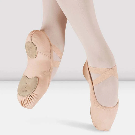 Bloch Elation Pink Canvas Split Sole Ballet Shoe
