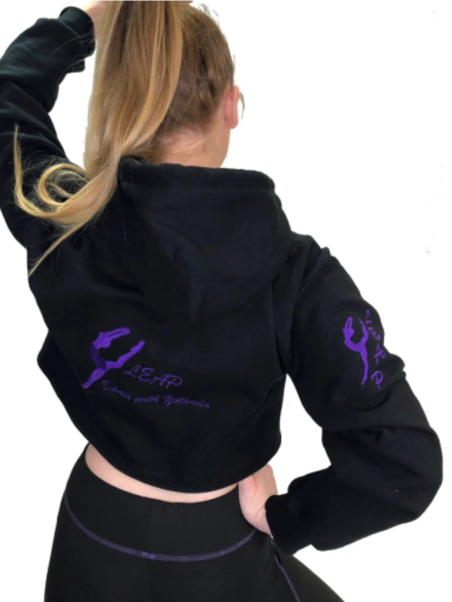 LEAP Crop Zip Hoodie