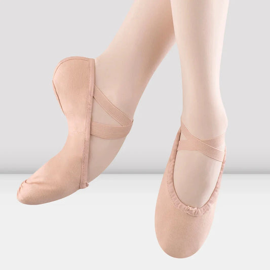 Bloch Ladies Pump Canvas Split Sole Ballet Shoe